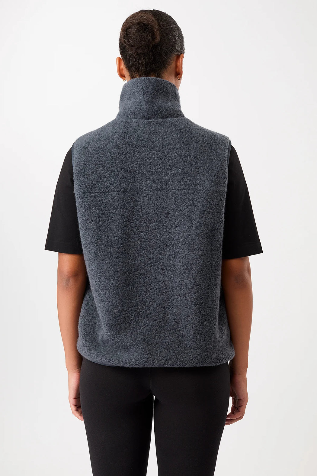 Teddy Weste Holberg mit hohem Kragen-Langer Chen-Jacken & Mäntel-ROTATION BOUTIQUE BERLIN