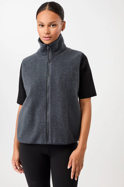 Teddy Weste Holberg mit hohem Kragen-Langer Chen-Jacken & Mäntel-ROTATION BOUTIQUE BERLIN