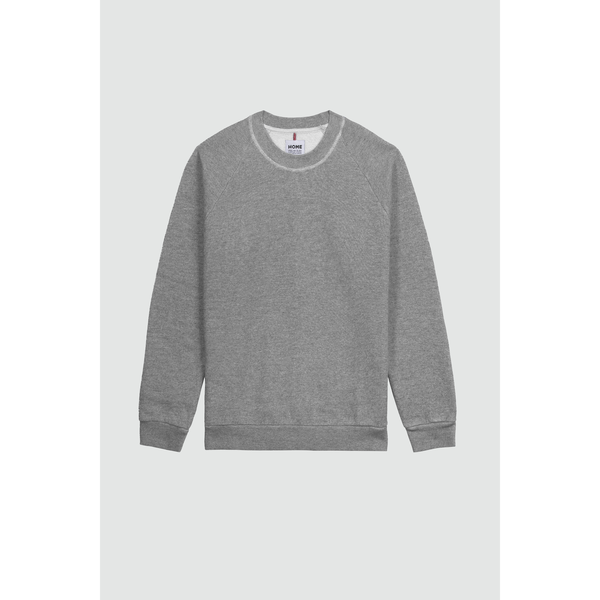 Terry Ash Grey - Basic Sweatshirt-Homecore-Pullis & Sweatshirts-ROTATION BOUTIQUE