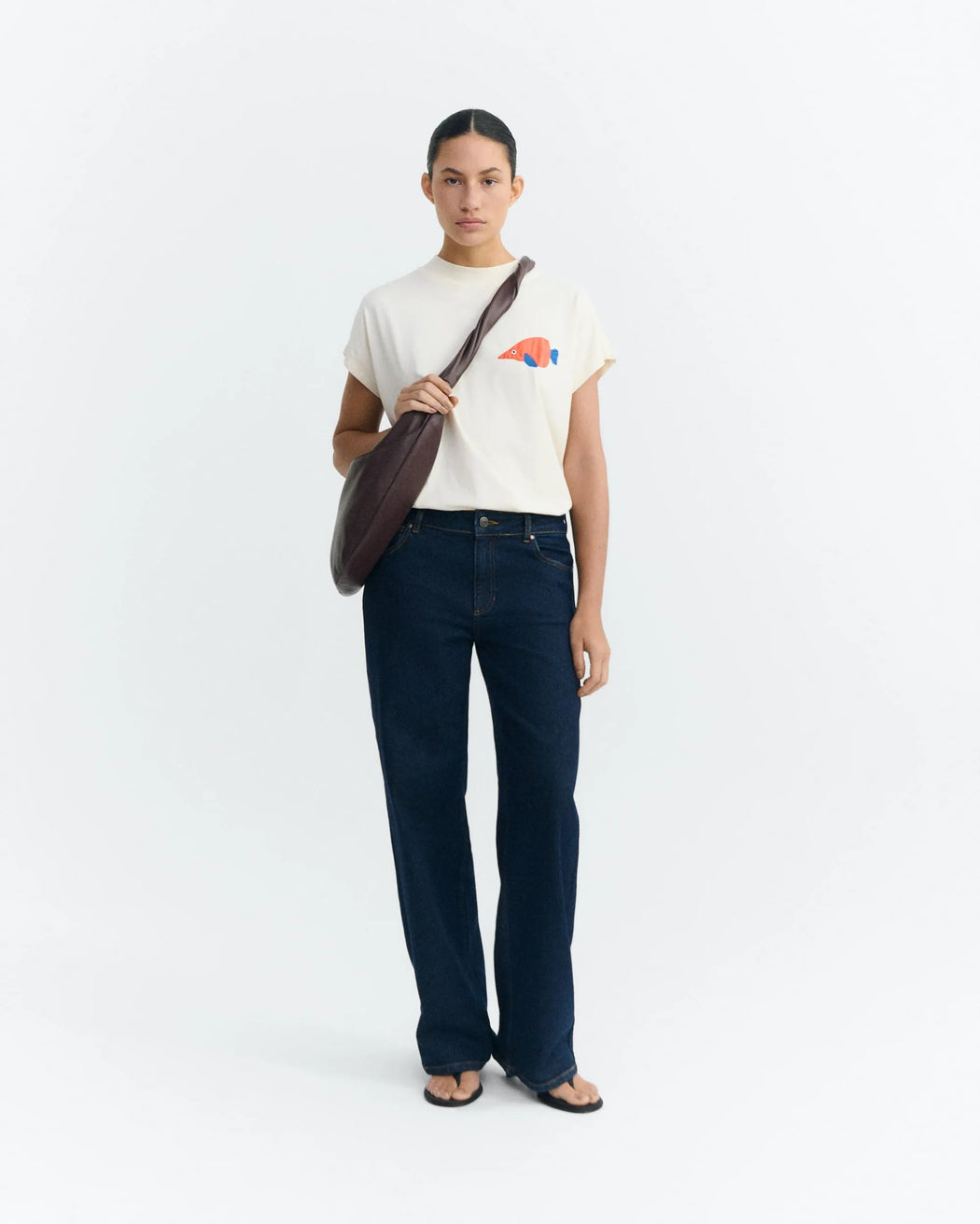 Trompeta Patch Oversize T-Shirt Damen-Thinking Mu-T-Shirts-ROTATION BOUTIQUE BERLIN