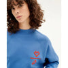 Two Hearts Sweatshirt-Thinking Mu-Pullis & Sweatshirts-ROTATION BOUTIQUE