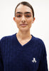 V-Neck Pullover Caarlas Structure-Armedangels-Pullis & Sweatshirts-ROTATION BOUTIQUE BERLIN