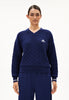 V-Neck Pullover Caarlas Structure-Armedangels-Pullis & Sweatshirts-ROTATION BOUTIQUE BERLIN