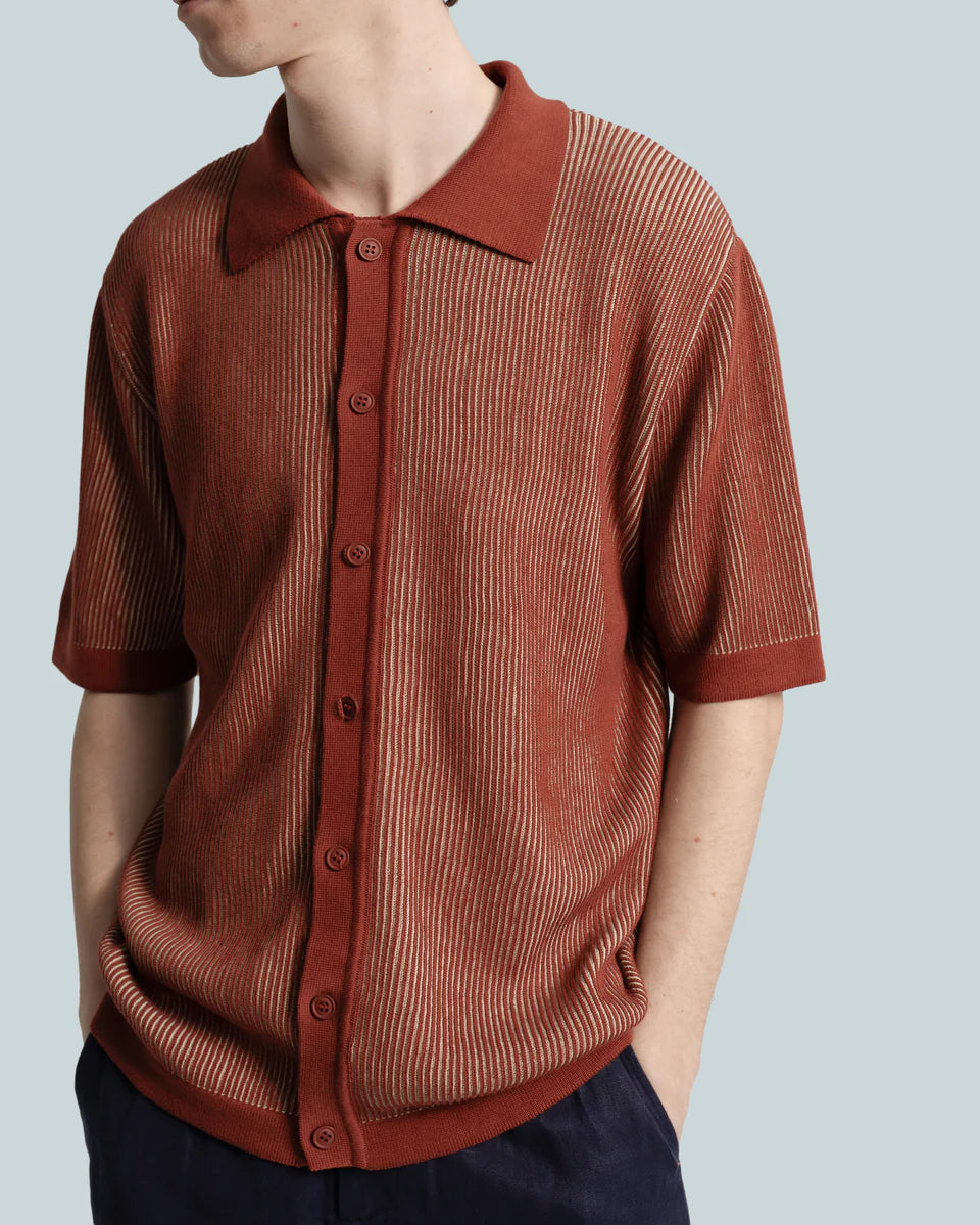Velzy Knitted Shirt-Far Afield-Hemden & Blusen-ROTATION BOUTIQUE BERLIN