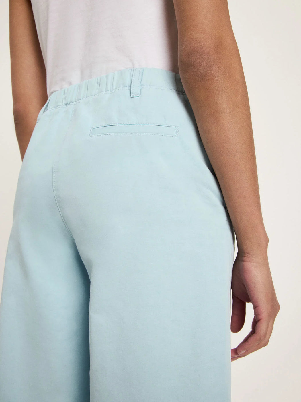 Verkürzte Hose aus Bio-Baumwolle und Leinen-Lanius-Hosen-ROTATION BOUTIQUE BERLIN