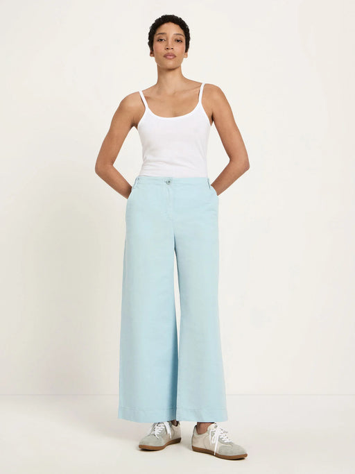 Verkürzte Hose aus Bio-Baumwolle und Leinen-Lanius-Hosen-ROTATION BOUTIQUE BERLIN