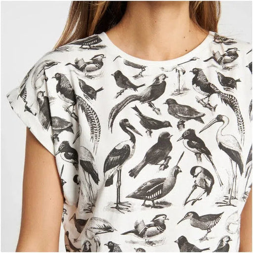 Visby Black Birds - T-Shirt mit Allover Print-Dedicated-T-Shirts-ROTATION BOUTIQUE