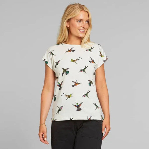 Visby Hummingbirds - T-Shirt mit Allover Print-Dedicated-T-Shirts-ROTATION BOUTIQUE BERLIN