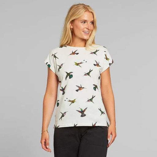 Visby Hummingbirds - T-Shirt mit Allover Print-Dedicated-T-Shirts-ROTATION BOUTIQUE