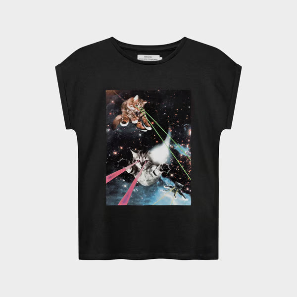 Visby Lazer Cats T-Shirt-Dedicated-T-Shirts-ROTATION BOUTIQUE BERLIN