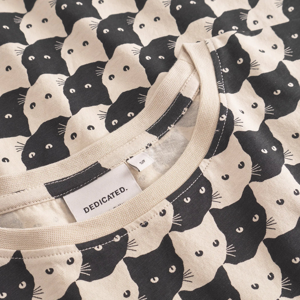 Visby Pepita Cats Damen T-Shirt-Dedicated-T-Shirts-ROTATION BOUTIQUE BERLIN
