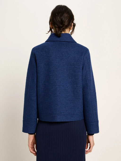 Walkjacke aus Schurwolle Baumwolle Mix-Lanius-Jacken & Mäntel-ROTATION BOUTIQUE BERLIN