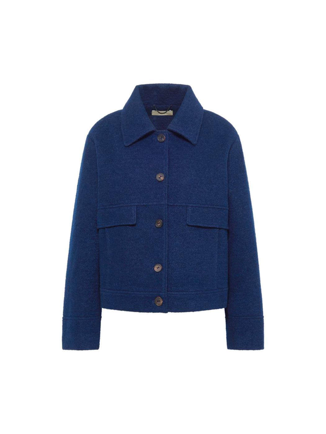 Walkjacke aus Schurwolle Baumwolle Mix-Lanius-Jacken & Mäntel-ROTATION BOUTIQUE BERLIN