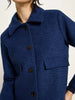 Walkjacke aus Schurwolle Baumwolle Mix-Lanius-Jacken & Mäntel-ROTATION BOUTIQUE BERLIN