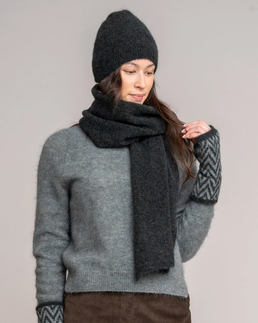 Woll Schal aus Merino Mohair Mix-Johnnylove-Mützen & Schals-ROTATION BOUTIQUE BERLIN