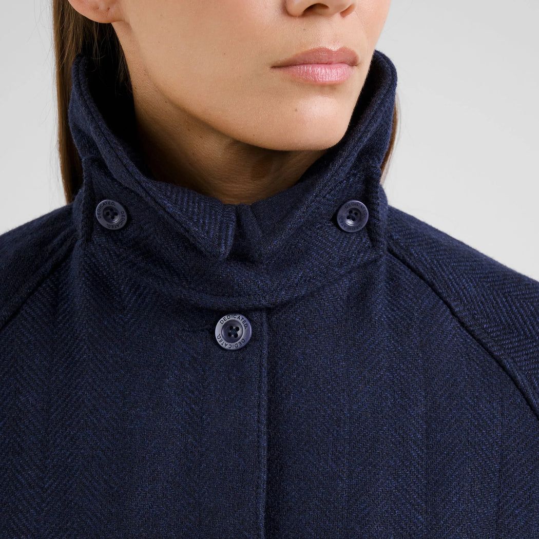 Wool Jacket Nabben Herringbone-Dedicated-Jacken & Mäntel-ROTATION BOUTIQUE BERLIN