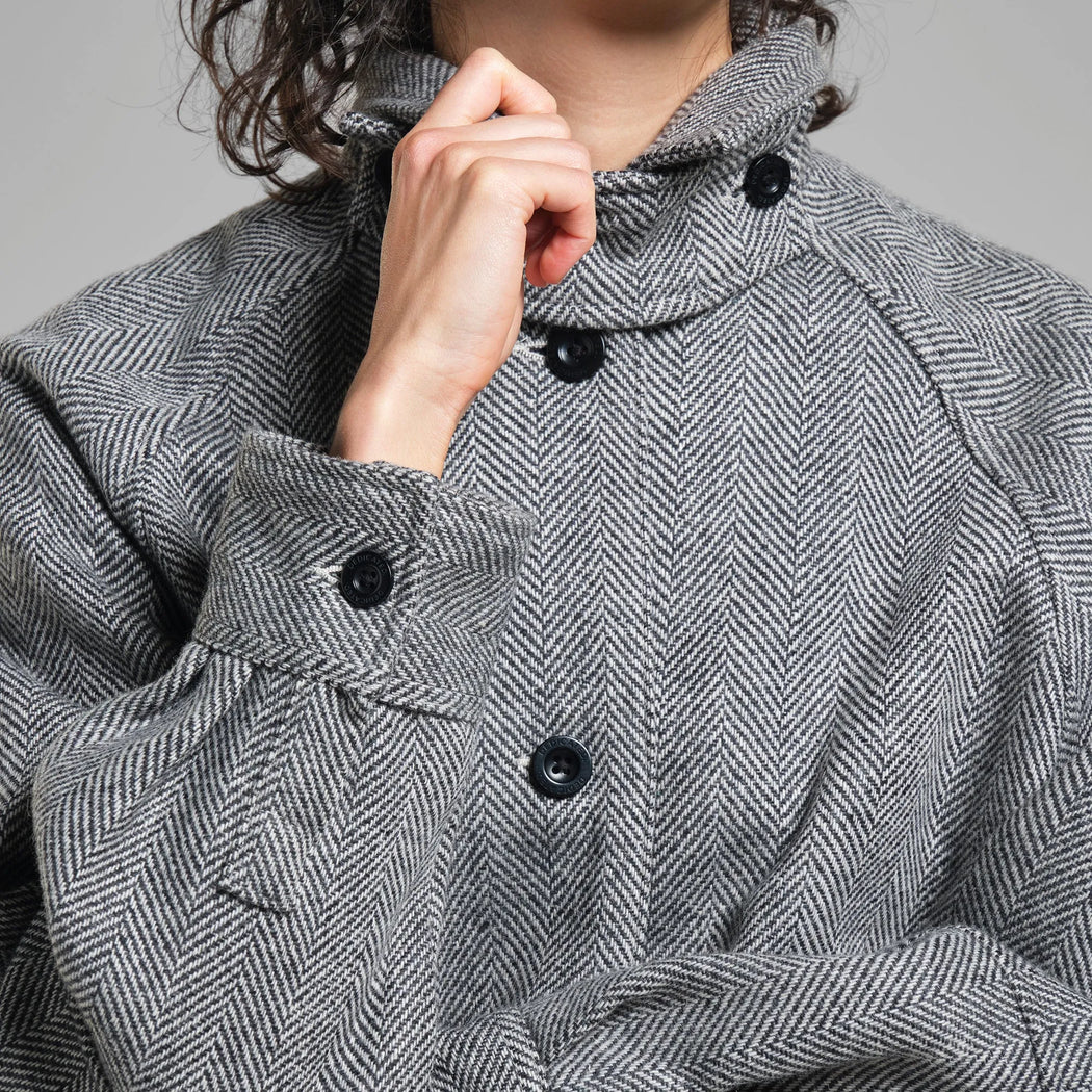 Wool Jacket Nabben Herringbone-Dedicated-Jacken & Mäntel-ROTATION BOUTIQUE BERLIN