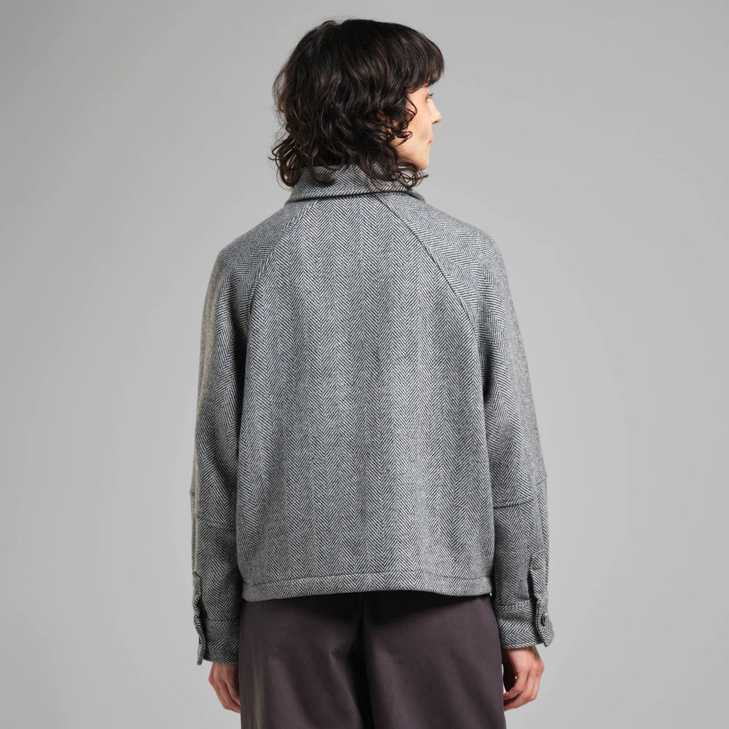 Wool Jacket Nabben Herringbone-Dedicated-Jacken & Mäntel-ROTATION BOUTIQUE BERLIN