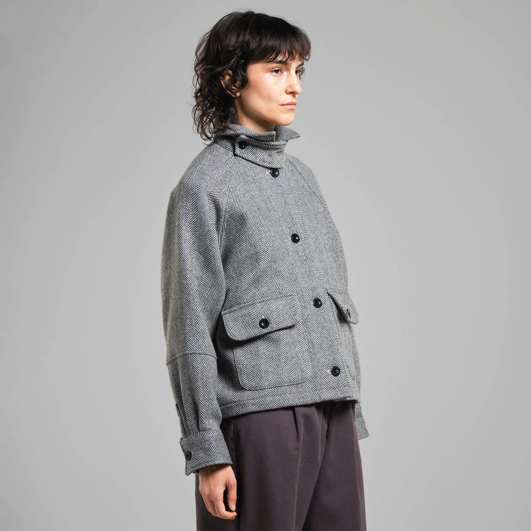 Wool Jacket Nabben Herringbone-Dedicated-Jacken & Mäntel-ROTATION BOUTIQUE BERLIN