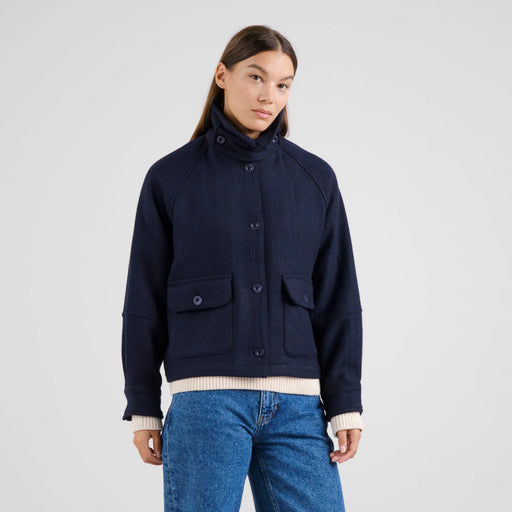 Wool Jacket Nabben Herringbone-Dedicated-Jacken & Mäntel-ROTATION BOUTIQUE BERLIN