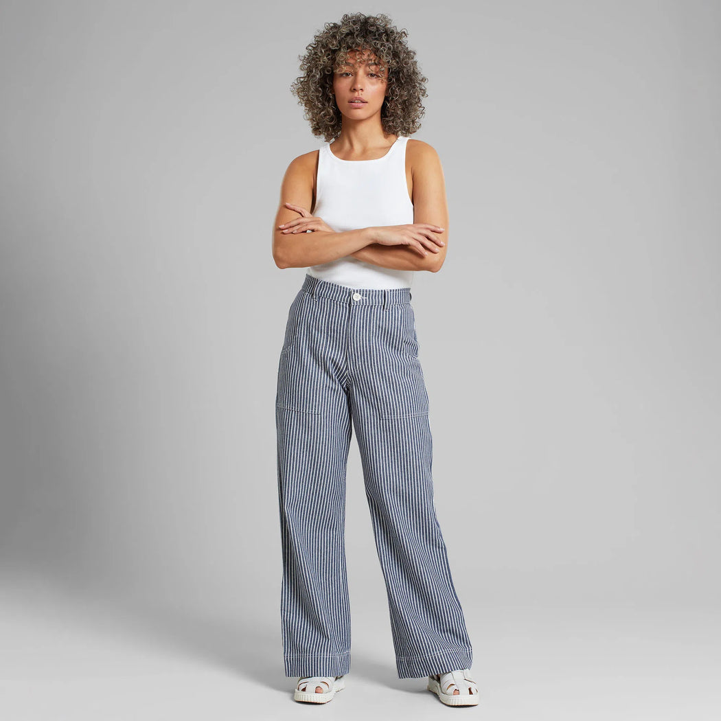 Workwear Pants Vara Stripe-Dedicated-Hosen-ROTATION BOUTIQUE BERLIN