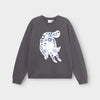 Ystad Flower Cat Damen Sweatshirt-Dedicated-Pullis & Sweatshirts-ROTATION BOUTIQUE BERLIN
