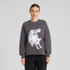 Ystad Flower Cat Damen Sweatshirt-Dedicated-Pullis & Sweatshirts-ROTATION BOUTIQUE BERLIN
