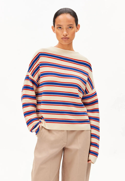 Damen Streifen Strickpullover Merinaa von Armedangels – Bild 1