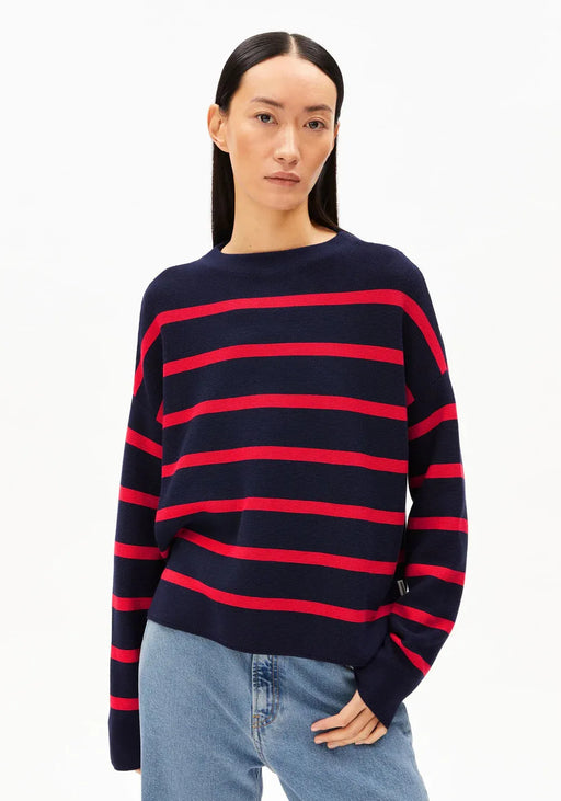 Damen Streifen Strickpullover Merinaa von Armedangels – Bild 2