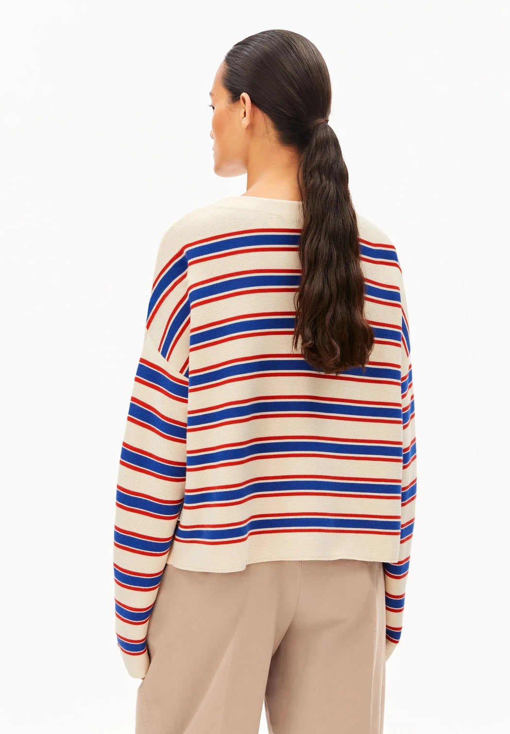 Damen Streifen Strickpullover Merinaa von Armedangels – Bild 3