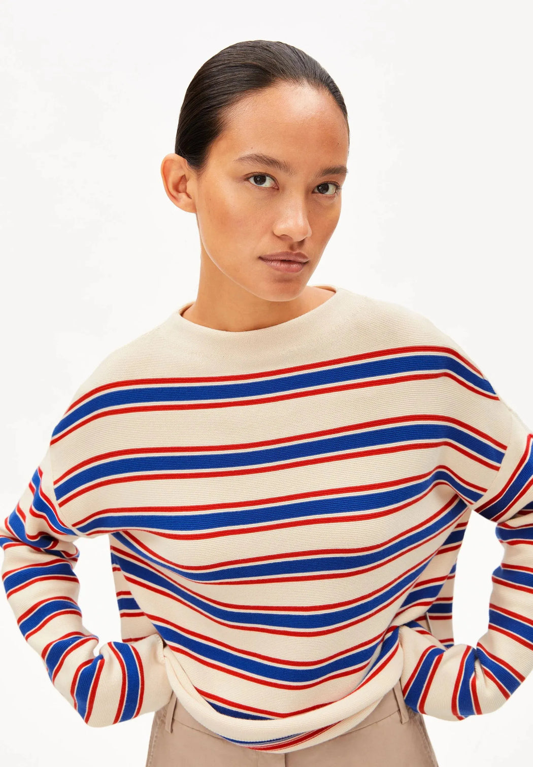 Damen Streifen Strickpullover Merinaa von Armedangels – Bild 6