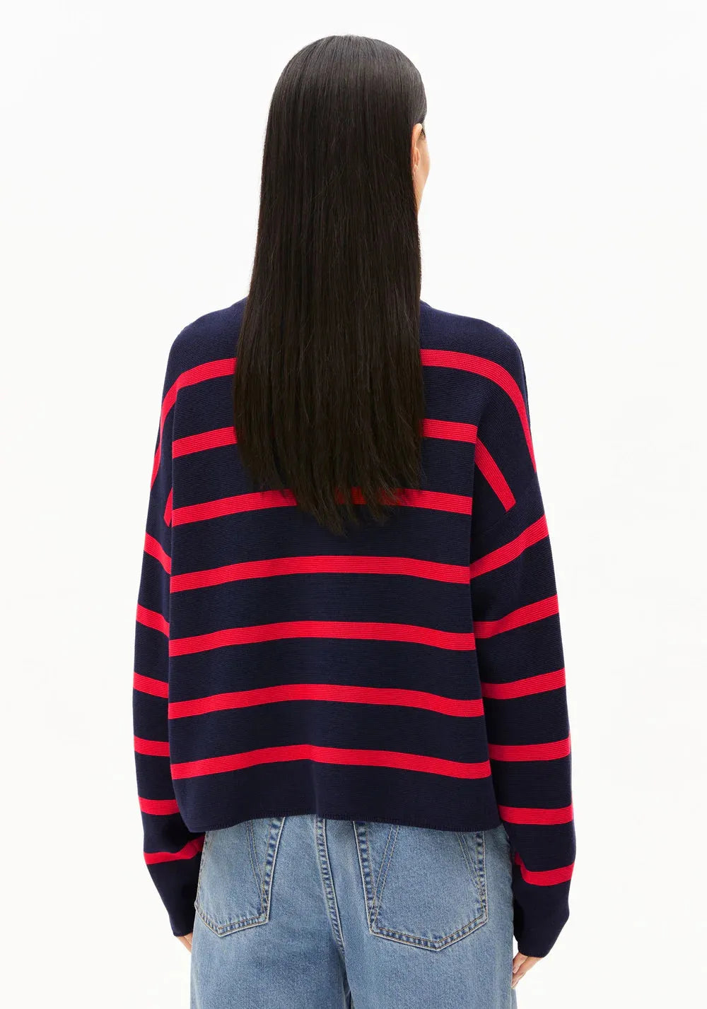 Damen Streifen Strickpullover Merinaa von Armedangels – Bild 9