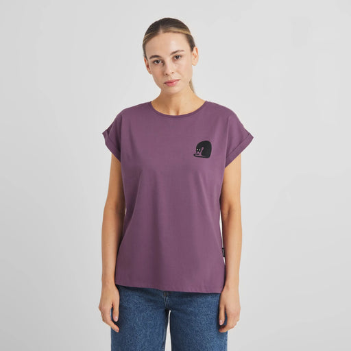 Damen T-Shirt Visby Curious Cat-Dedicated-T-Shirts-ROTATION BOUTIQUE BERLIN