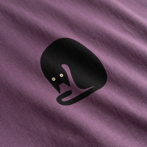 Damen T-Shirt Visby Curious Cat-Dedicated-T-Shirts-ROTATION BOUTIQUE BERLIN