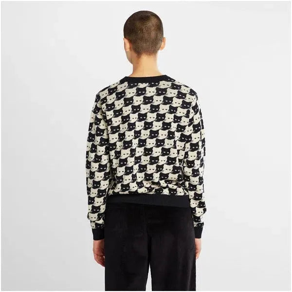Arendal Pepita Cats - Strickpullover von Dedicated – Bild 4