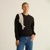 Damen Strickpullover Arendal Long Cat Black von Dedicated – Bild 1