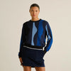 Damen Strickpullover Arendal Wavy Stripe von Dedicated – Bild 1