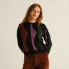 Damen Strickpullover Arendal Wavy Stripe von Dedicated – Bild 2