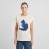 Damen T-Shirt Visby Watercolor Cat von Dedicated – Bild 1