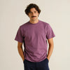 Herren T-Shirt Stockholm Base Berry Purple von Dedicated – Bild 1