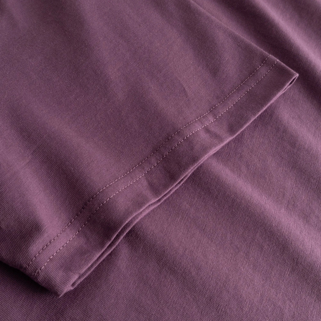 Herren T-Shirt Stockholm Base Berry Purple von Dedicated – Bild 4
