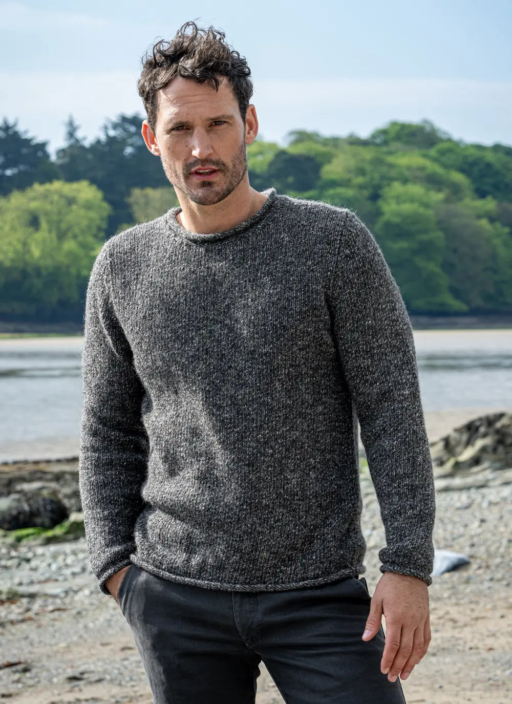 Alpaca Roll Neck Sweater von Fisherman – Bild 3