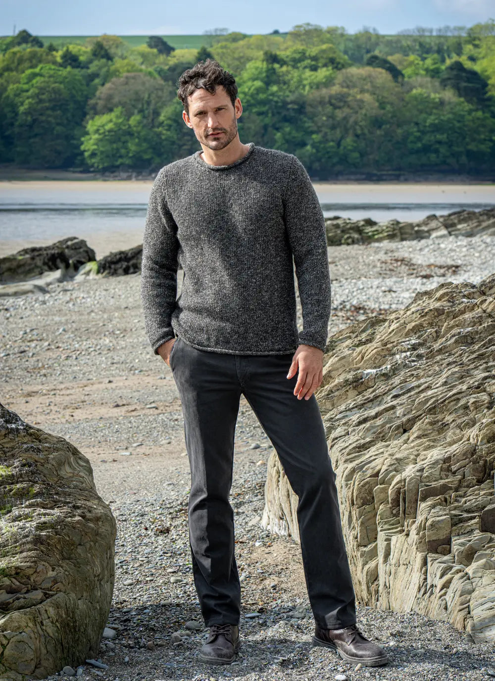 Alpaca Roll Neck Sweater von Fisherman – Bild 7