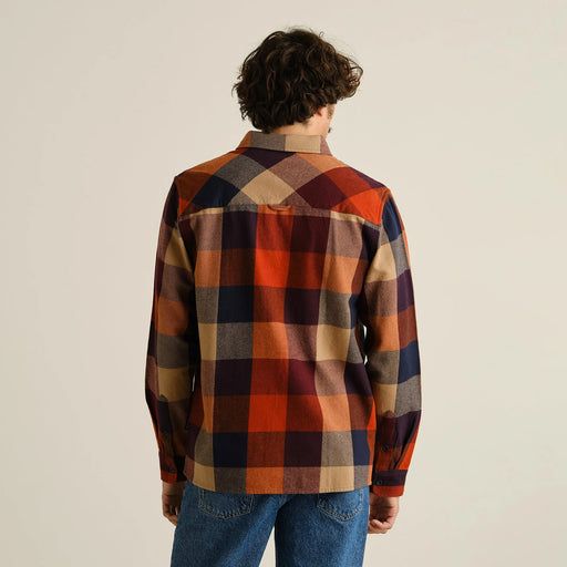 Herren Flanellhemd Rute Check Muted-Dedicated-Hemden-ROTATION BOUTIQUE BERLIN