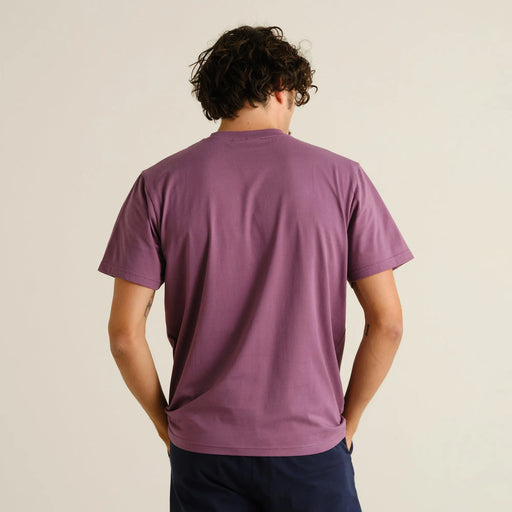 Herren T-Shirt Stockholm Base Berry Purple-Dedicated-T-Shirts-ROTATION BOUTIQUE BERLIN