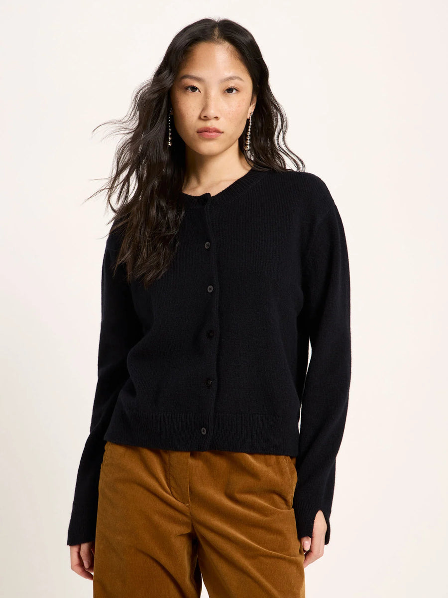 Boxy Strickjacke aus Wolle und Baumwolle von LANIUS – Bild 1