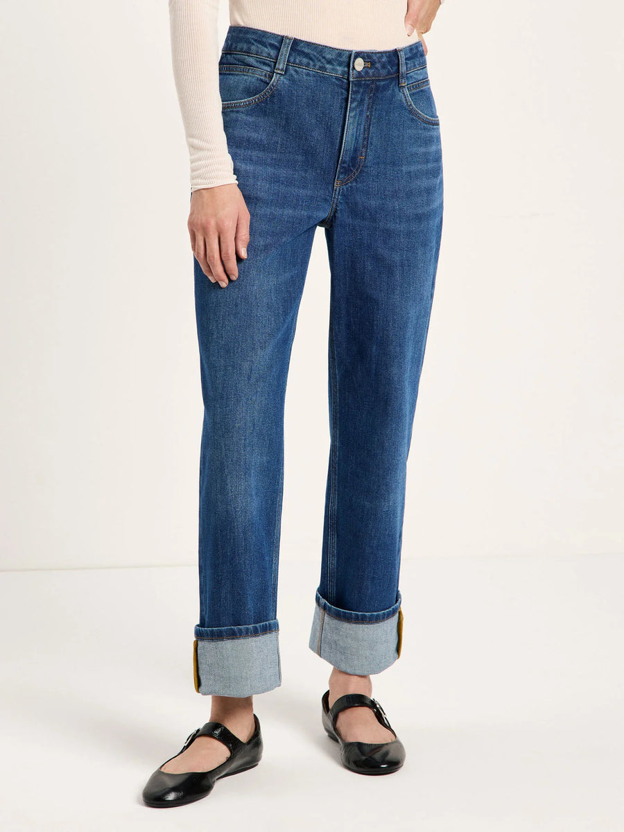 Damen Straight Jeans SAGE mit Aufschlag von LANIUS – Bild 1