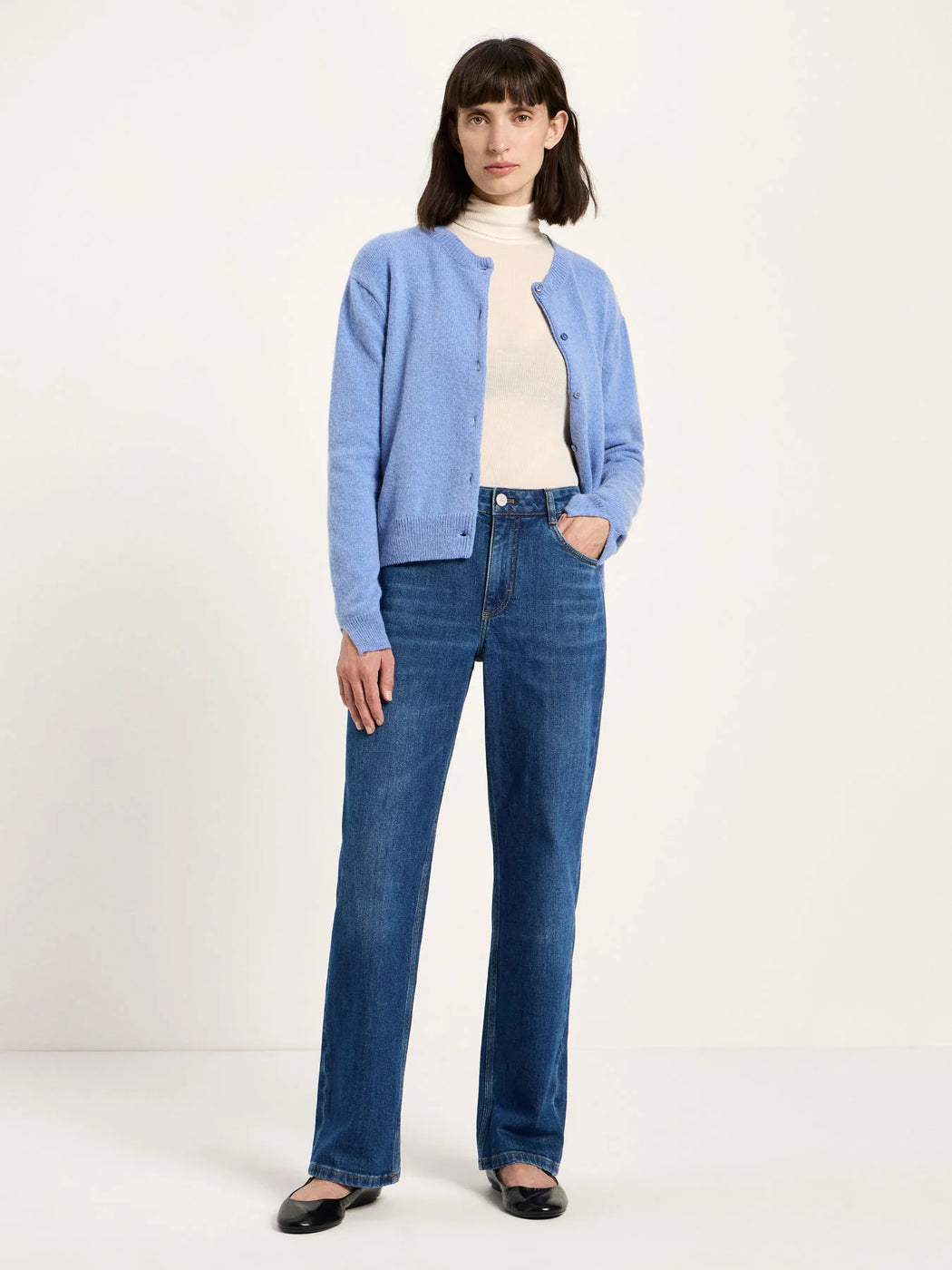Damen Straight Jeans SAGE mit Aufschlag von LANIUS – Bild 6