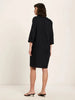 Kleid mit V-Ausschnitt aus TENCEL™ von LANIUS – Bild 3