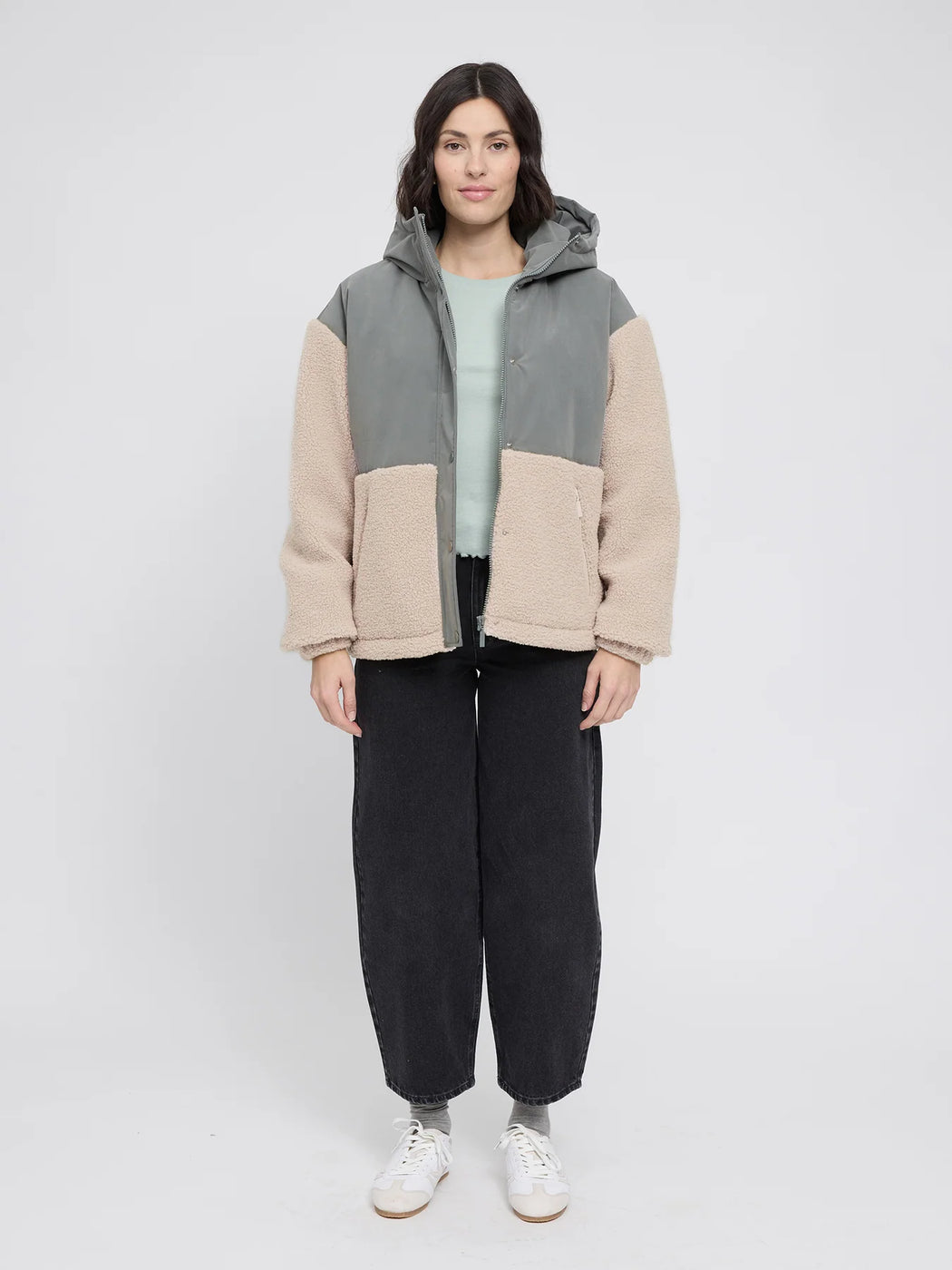 Fabric Blocking Jacket Damen von MAZINE – Bild 3